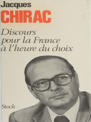 cover image of Discours pour la France à l'heure du choix